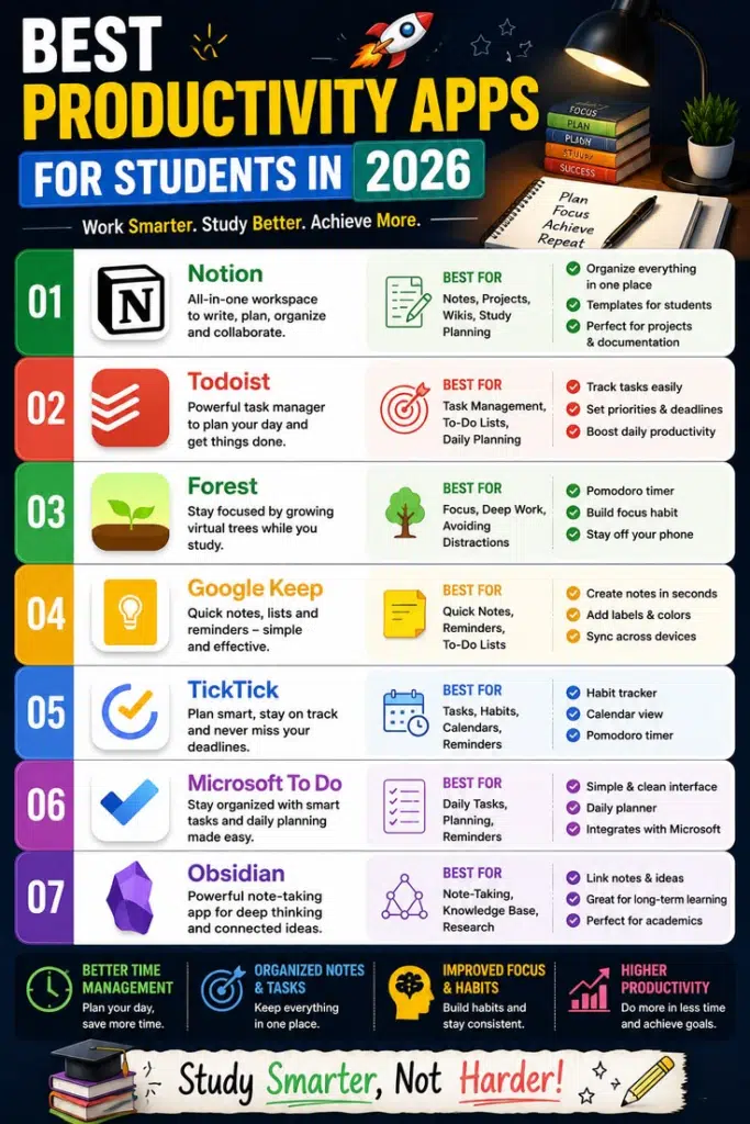 Best Productivity Apps 2026 for Note-Taking and Knowledge Management